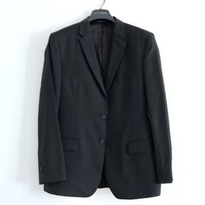 MENS H&M SLIM FIT BLACK SPORT COAT BLAZER 42R
